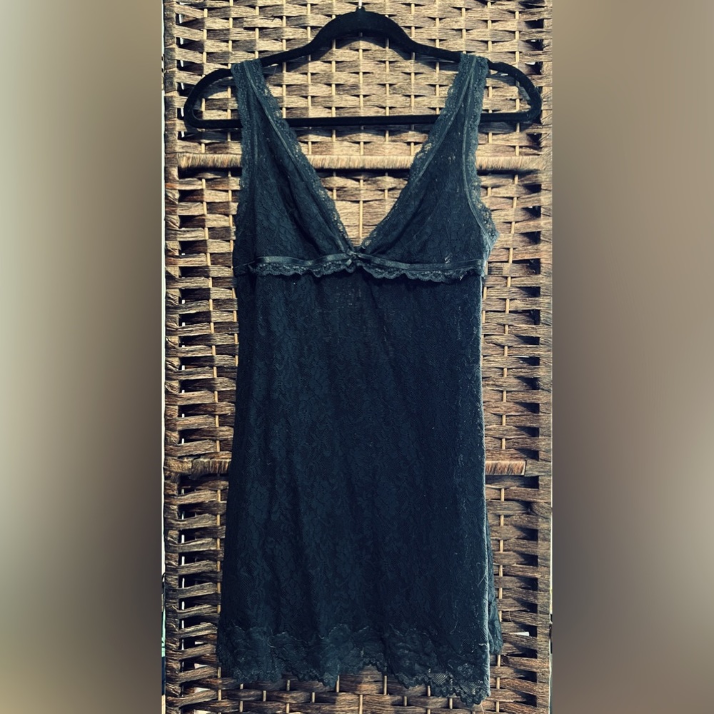 Victoria’s Secret Black Lace Babydoll size Large